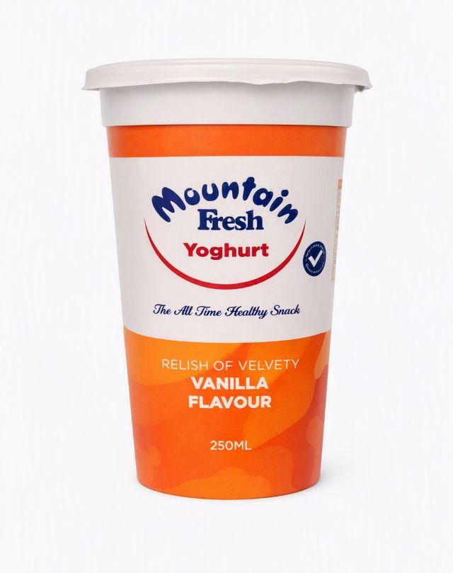 Mountain Fresh Vanilla Yoghurt 250Ml